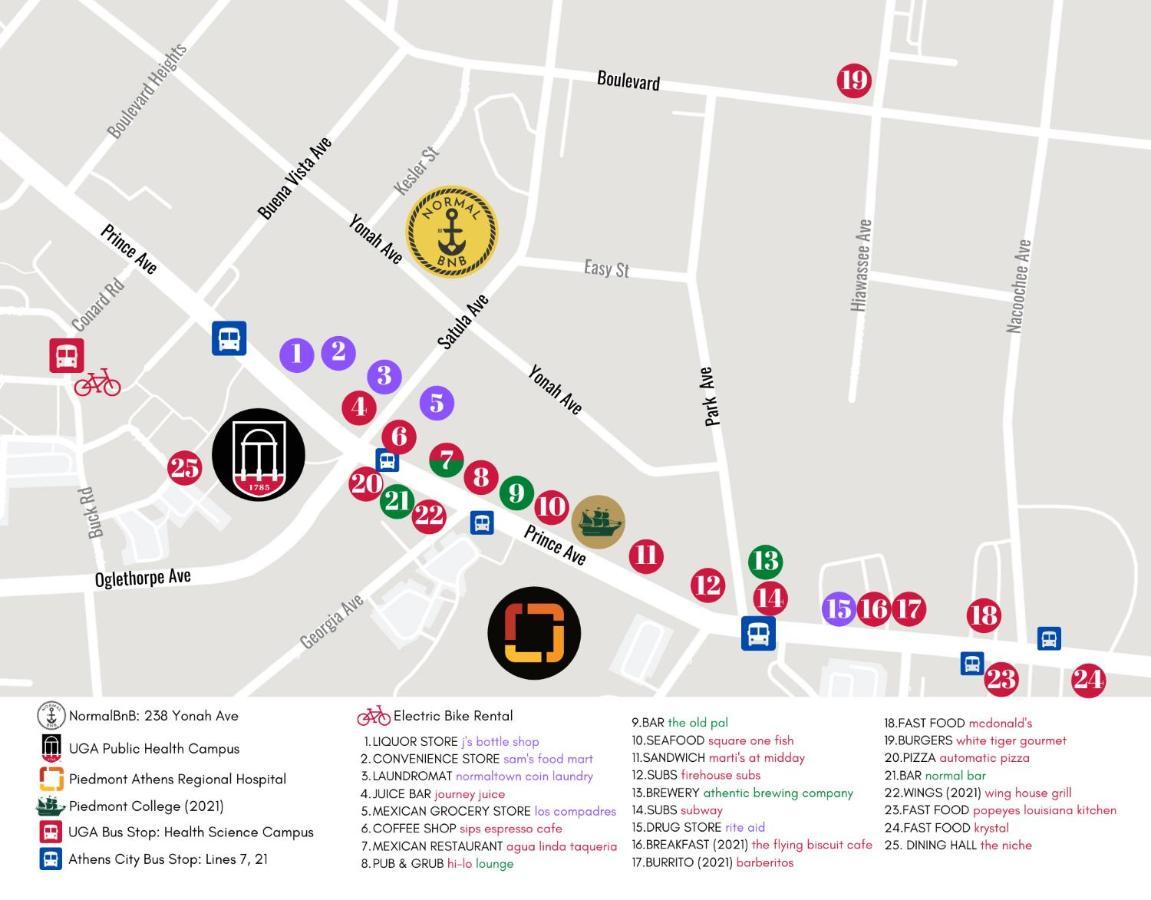 Normalbnb - 2 Blocks From Restaurants, Bars, Hospital Athens Eksteriør billede